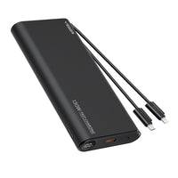 Powerbank Veger TCE130 25000mAh – 130W Laptop Fast Charger – USB-C & Lightning Cable