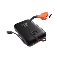 VEGER Powerbank 30000mAh – 35W PD QC3.0 – USB-C + Lightning Kabel – Snelladen – Zwart