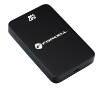 Powerbank Forcell F10K8 10000mAh – MagSafe 15W – SuperSlim & Draadloos Zwart