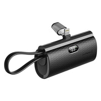 Powerbank Forcell F-Energy F5K3 5000mAh – Lightning Connector – iPhone Power Delivery 20W – Zwart