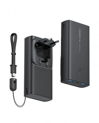 Veger ACE100 Powerbank | 10.000 mAh | PD 20W + Quick Charge | Ingebouwde EU-stekker