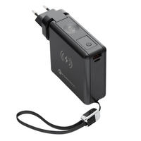 Forcell 6-in-1 Reislader 15000mAh - MagSafe + Wereldstekkers + USB-C PD