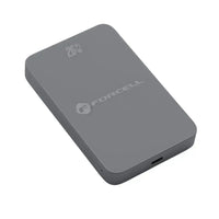 Forcell Super Slim Powerbank 10000mAh – MagSafe 15W – USB-C PD & QC 4.0 – Draadloos  woestijn titanium Forcell