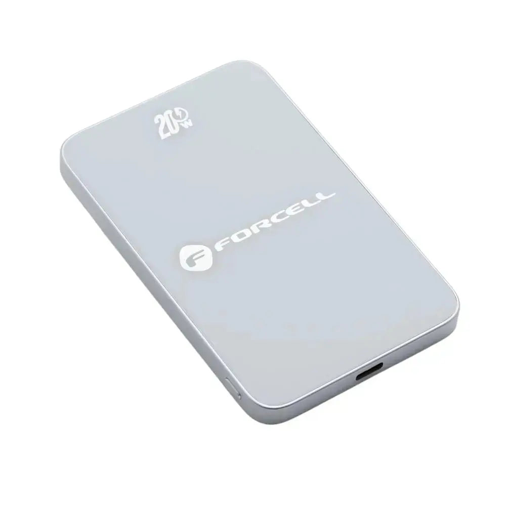 Powerbank Forcell F5K8 5000mAh – MagSafe Compatibel, SuperSlim, 15W Snelladen – Zwart Forcell