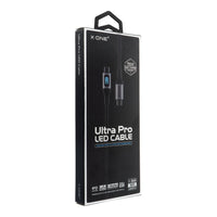 ⚡ X-ONE Ultra Pro LED USB-C naar USB-C Kabel – 100W – 1m – Zwart