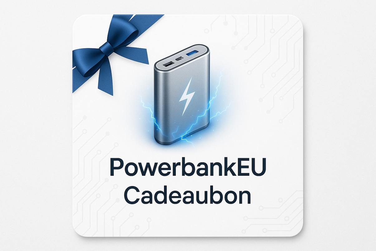 PowerbankEU Cadeaubon - Wit